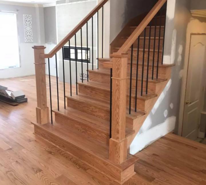 Installation rapide d'escalier de bois Rive-Nord de Montréal